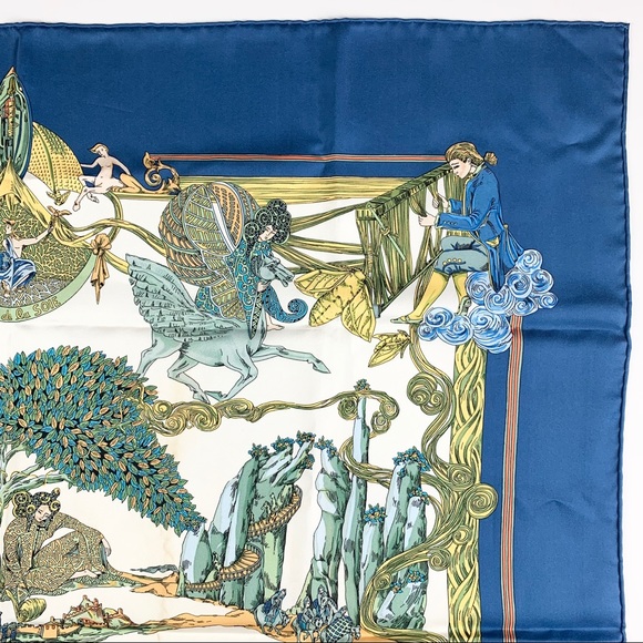 Hermès “Au FIL de la SOIE” Scarf - Picture 6 of 10